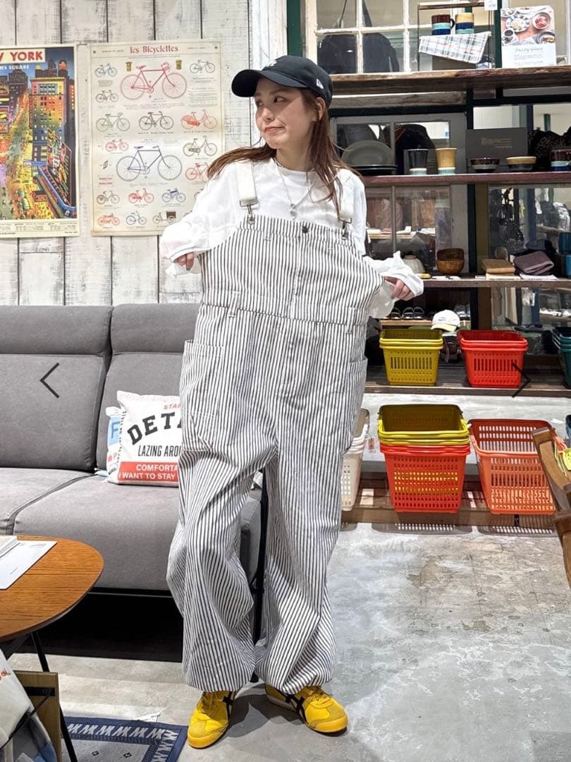 ニコアンド[Make stuff '24]てぃら チノワークサロペット