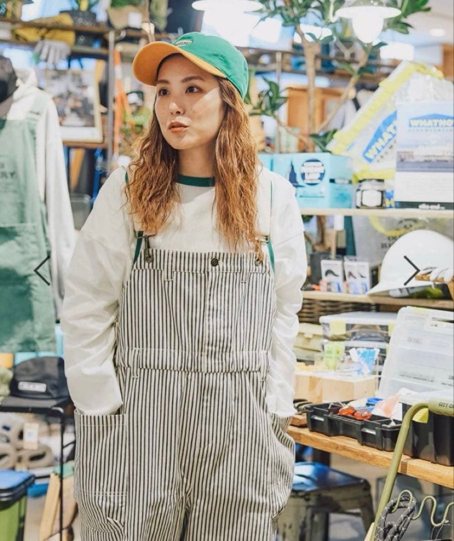 ニコアンド[Make stuff '24]てぃら チノワークサロペット