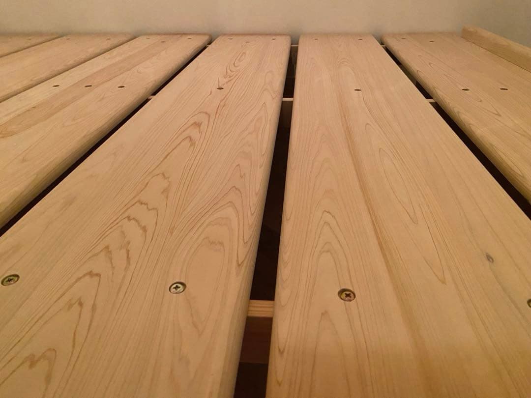 木製すのこベッド ダブルサイズ相当
