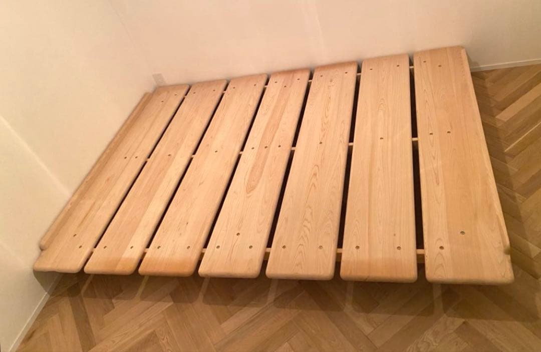 木製すのこベッド ダブルサイズ相当