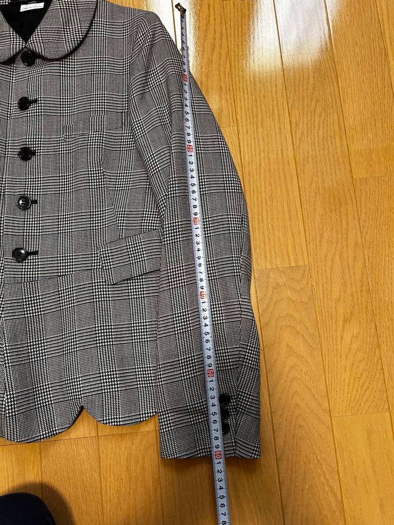 COMME des GARCONS　ジャケット　レディース　XSグレー　チェック