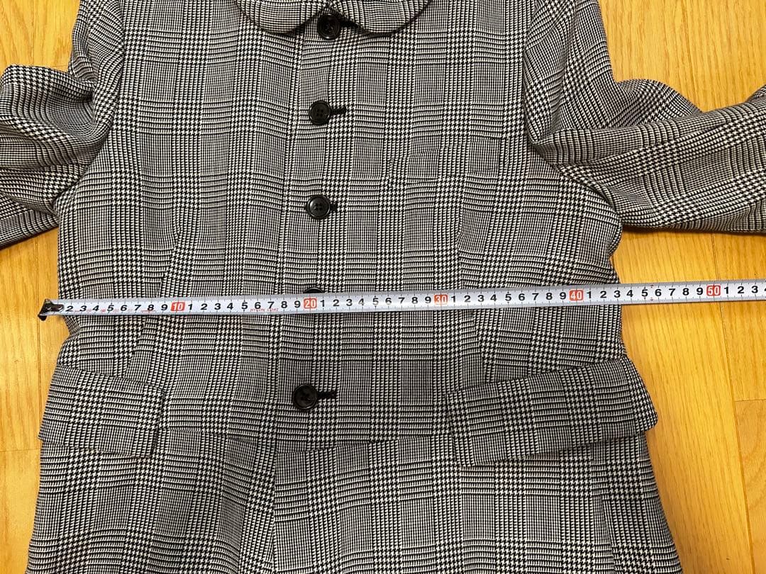 COMME des GARCONS　ジャケット　レディース　XSグレー　チェック