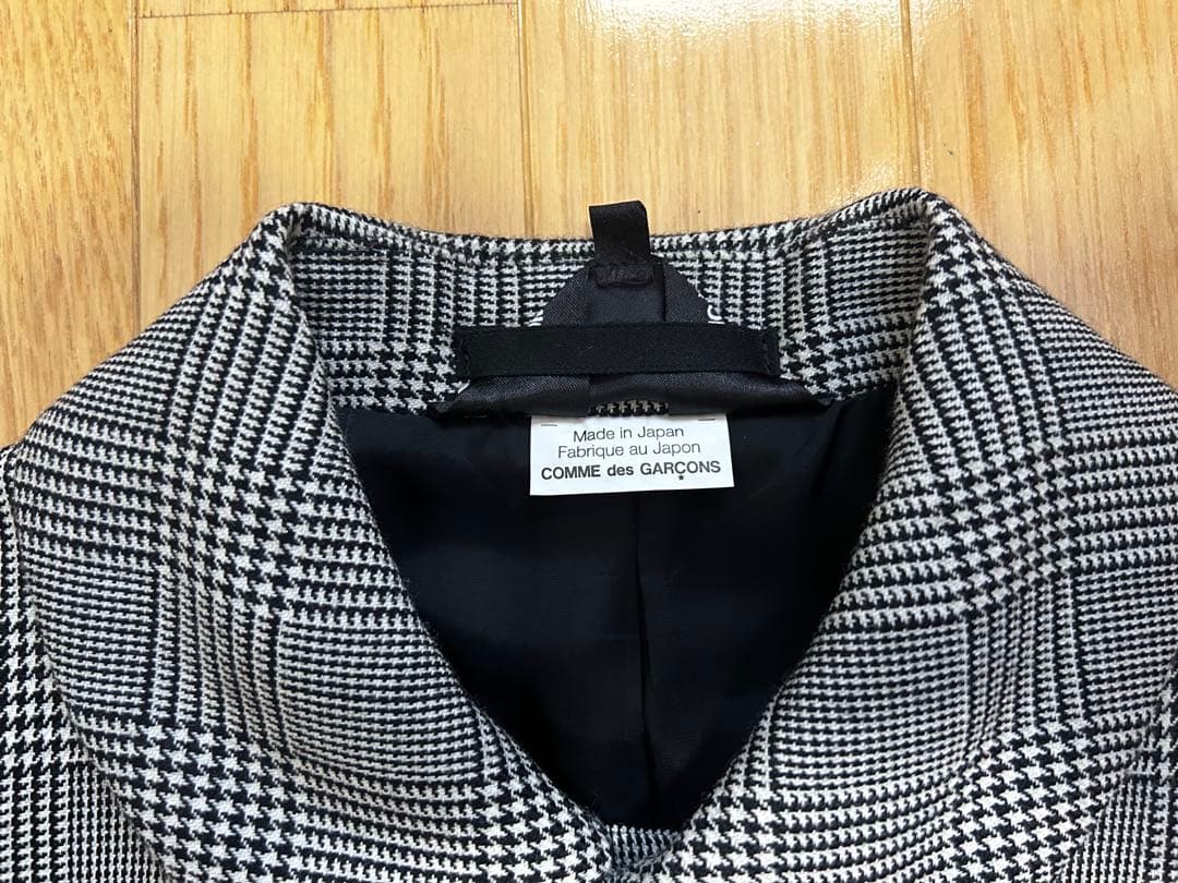 COMME des GARCONS　ジャケット　レディース　XSグレー　チェック