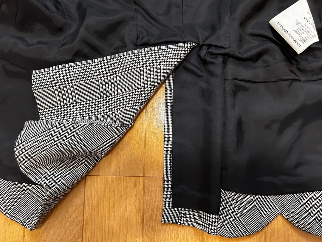COMME des GARCONS　ジャケット　レディース　XSグレー　チェック