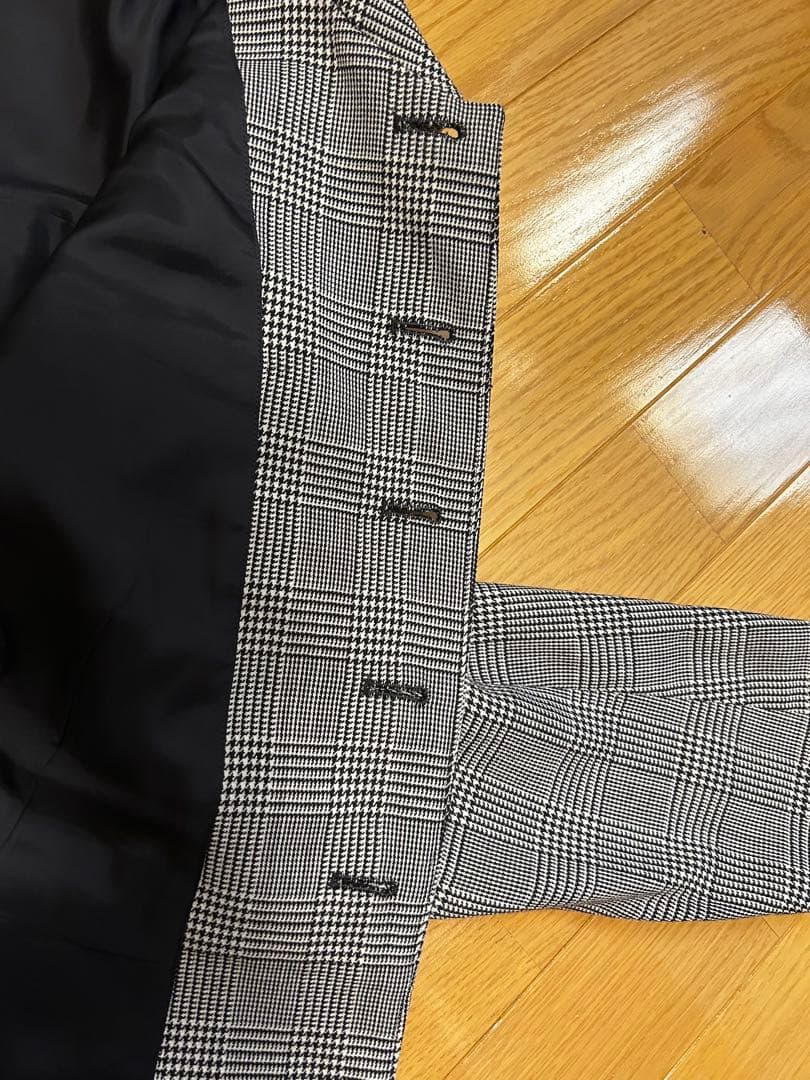 COMME des GARCONS　ジャケット　レディース　XSグレー　チェック