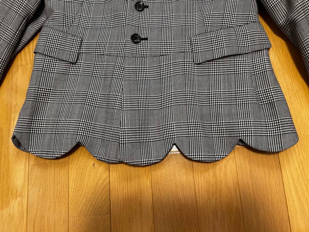 COMME des GARCONS　ジャケット　レディース　XSグレー　チェック