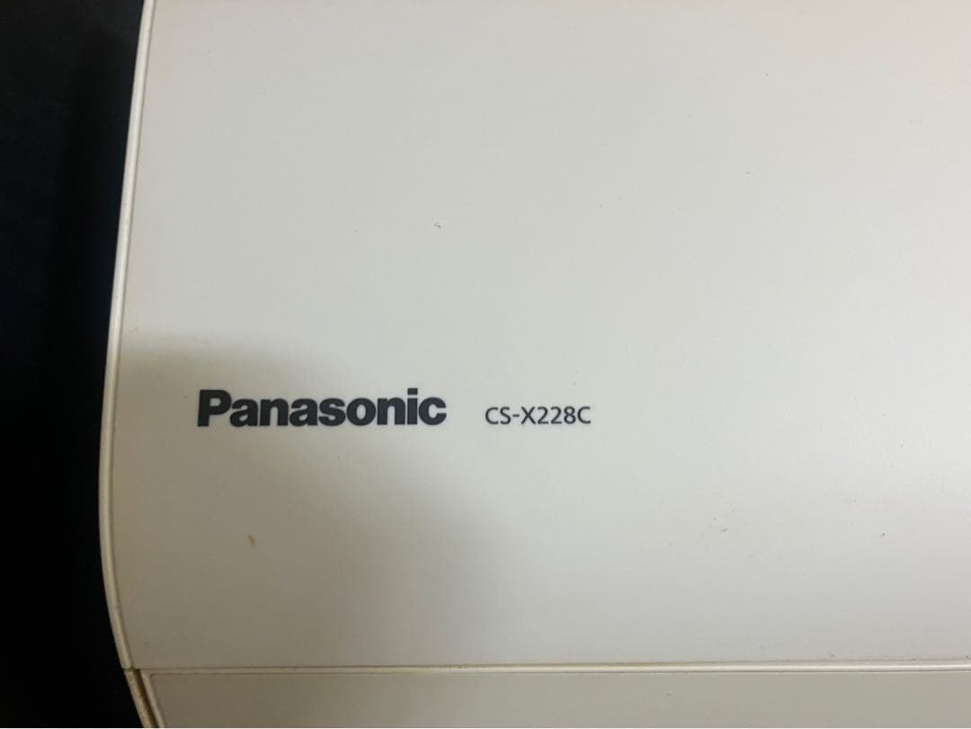 Panasonic ルームエアコン CS-X228C-W 2018年製　8畳