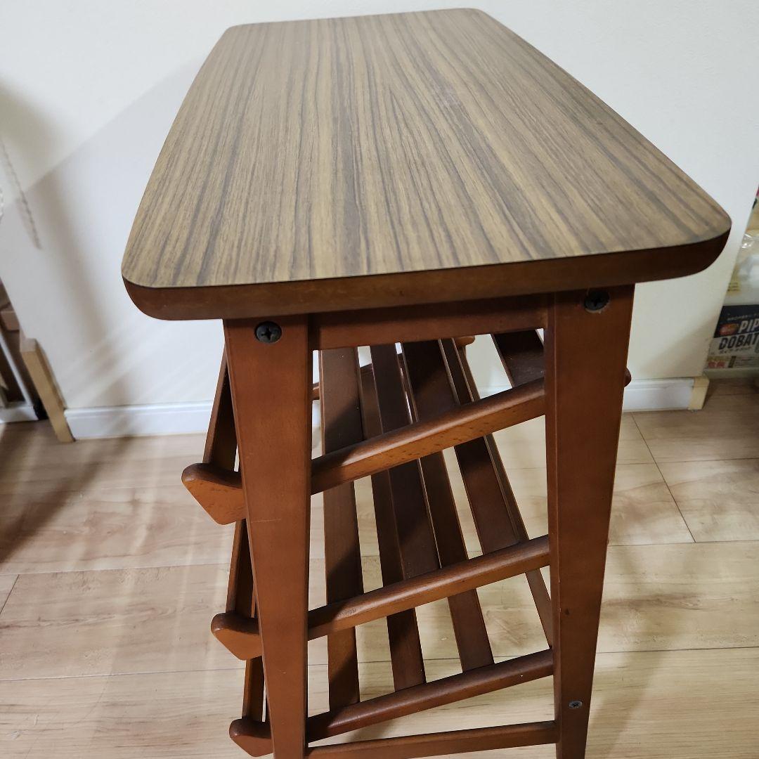 カリモク　スリッパラック　マガジンラック　サイドテーブル