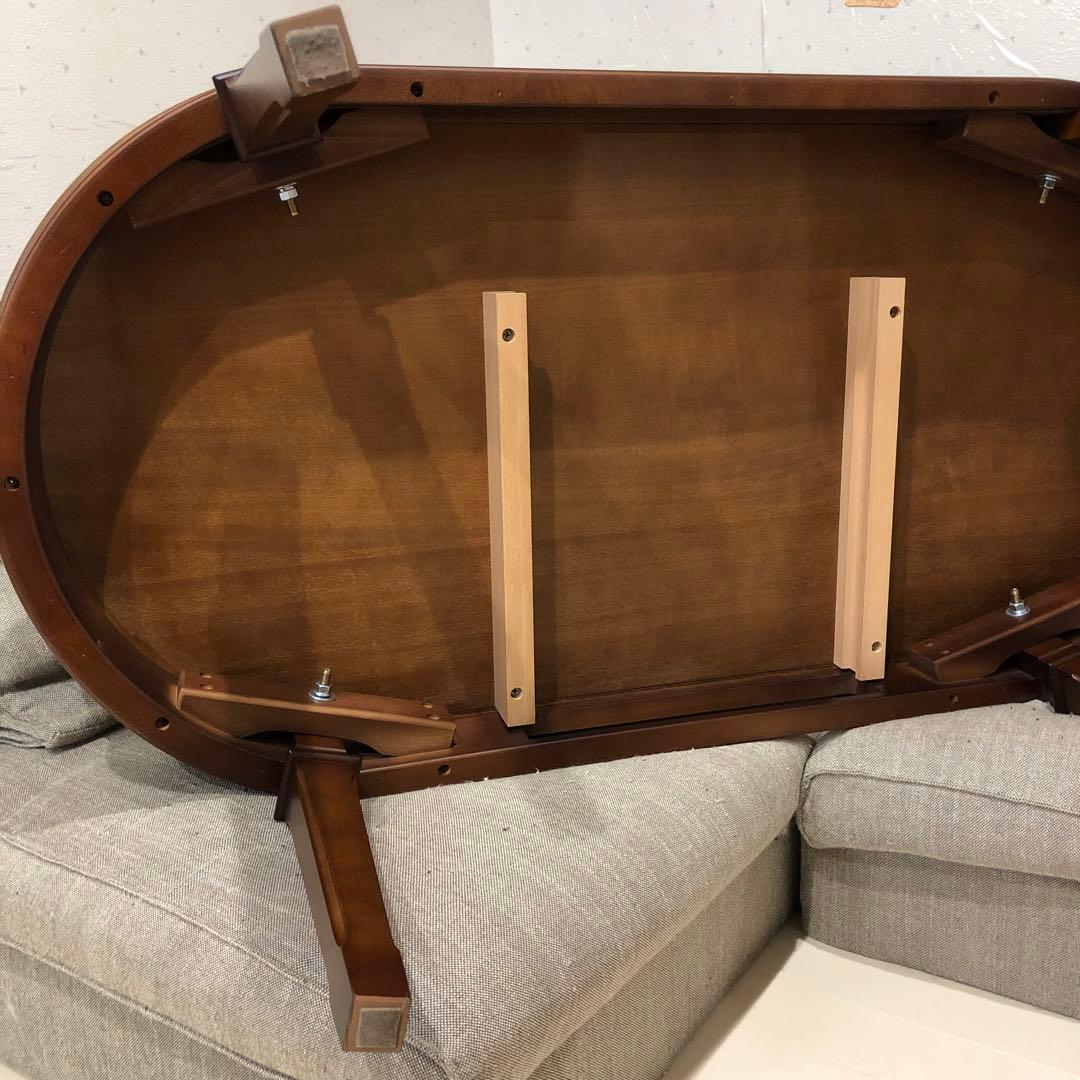 maruni マルニ木工　地中海シリーズ　センターテーブル ブラウン