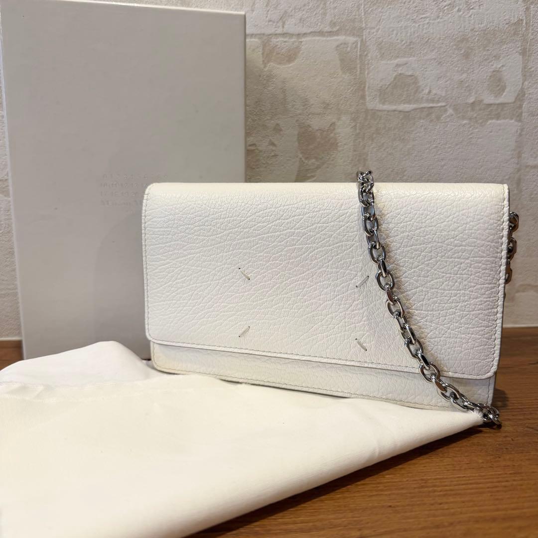 美品 Maison Margiela メゾンマルジェラ チェーンウォレット