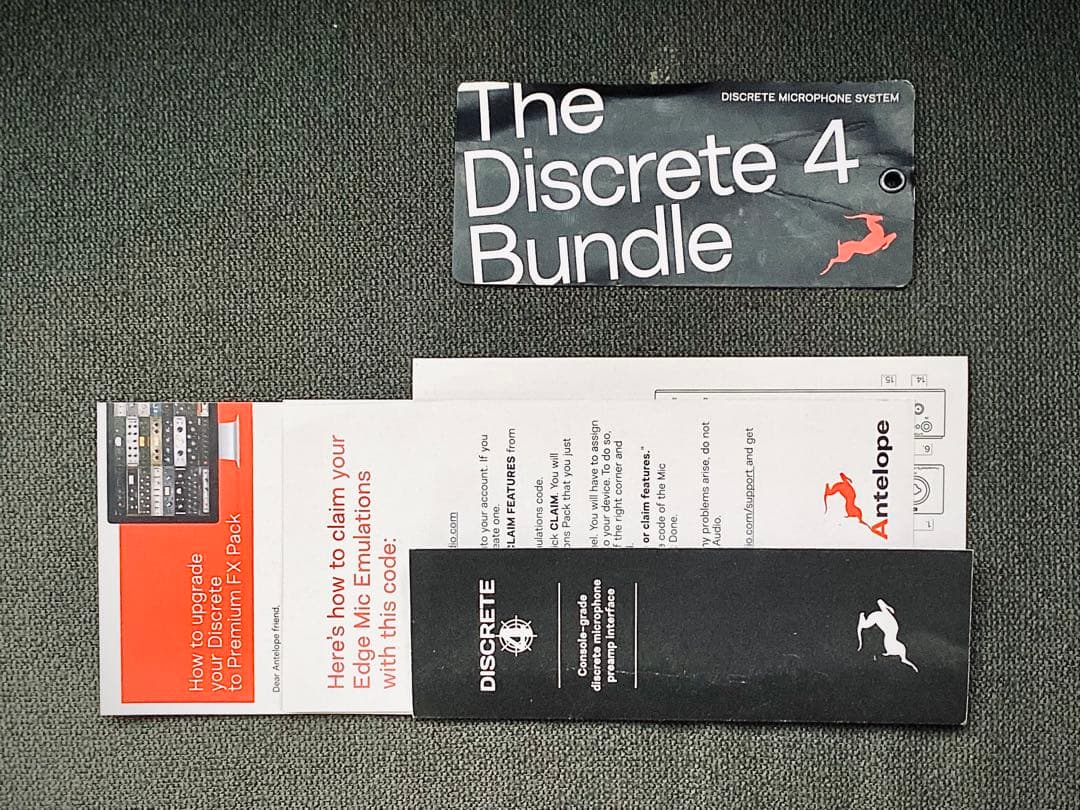 Antelope Audio Discrete4 & Edge Duo（未使用）