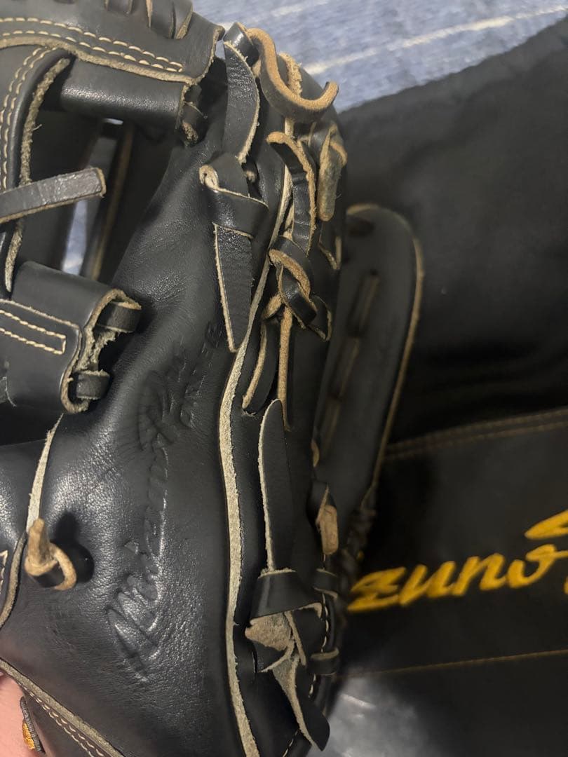 Mizuno プロブラック グローブ 右投げ内野手用