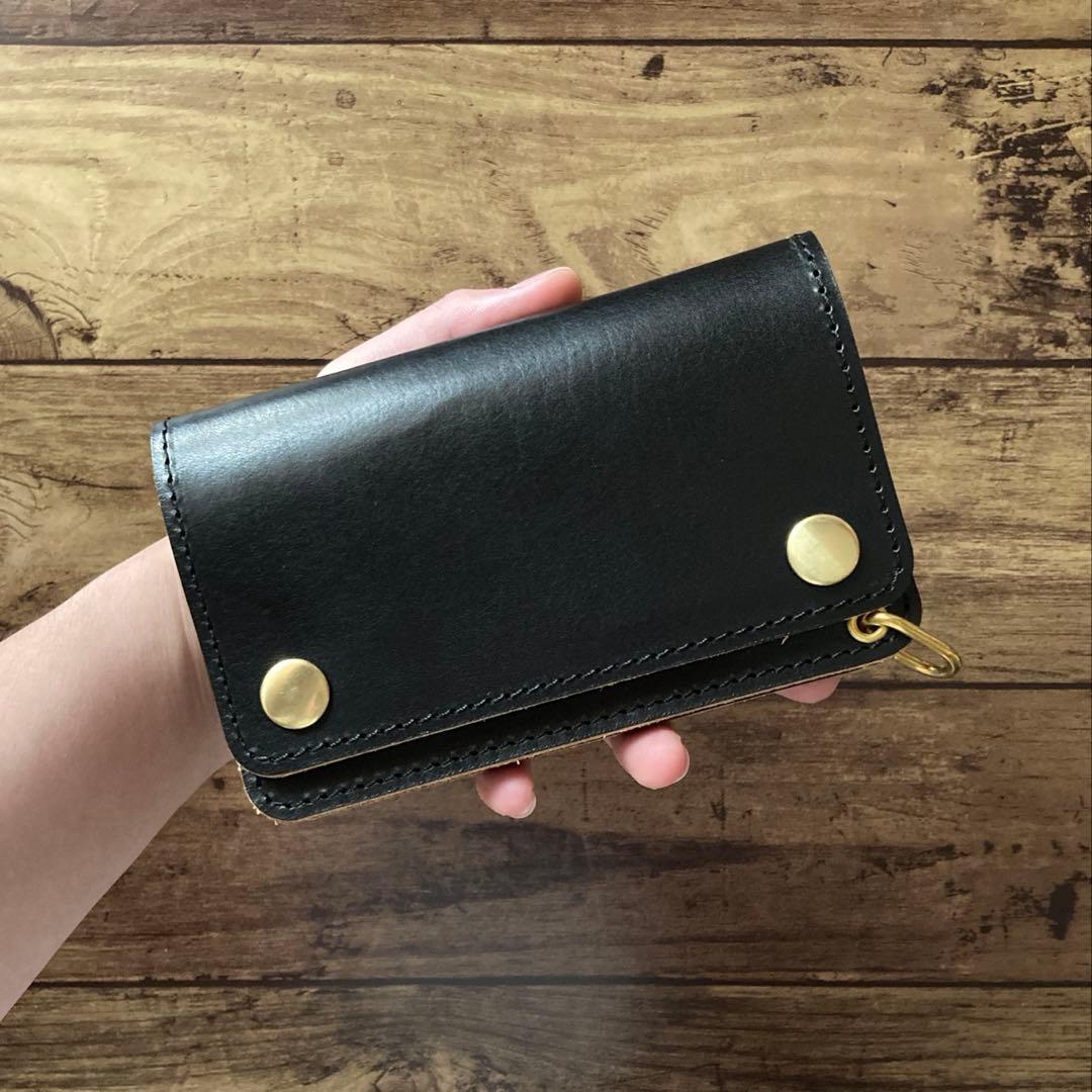 【お札を折らずに収納可能】姫路レザートラッカーウォレット150（ミドル）2.5層