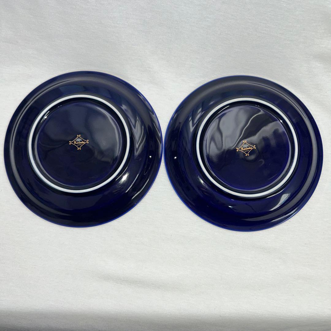 香蘭社　東郷青児　喫茶店ソワレ　ケーキ皿　2枚