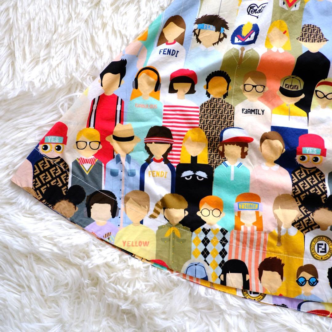 FENDI KIDS 160 ワンピース カラフル総柄 レディース