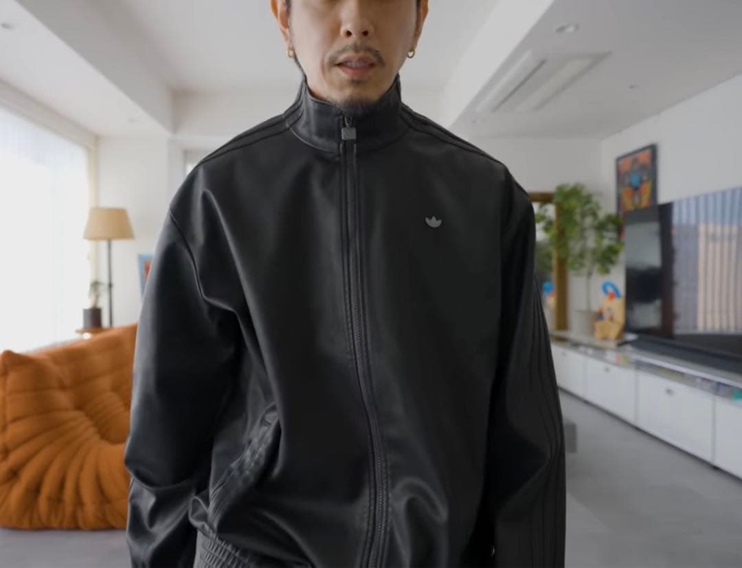 プレザー ファイヤーバード オーバーサイズ トラックトップ adidas