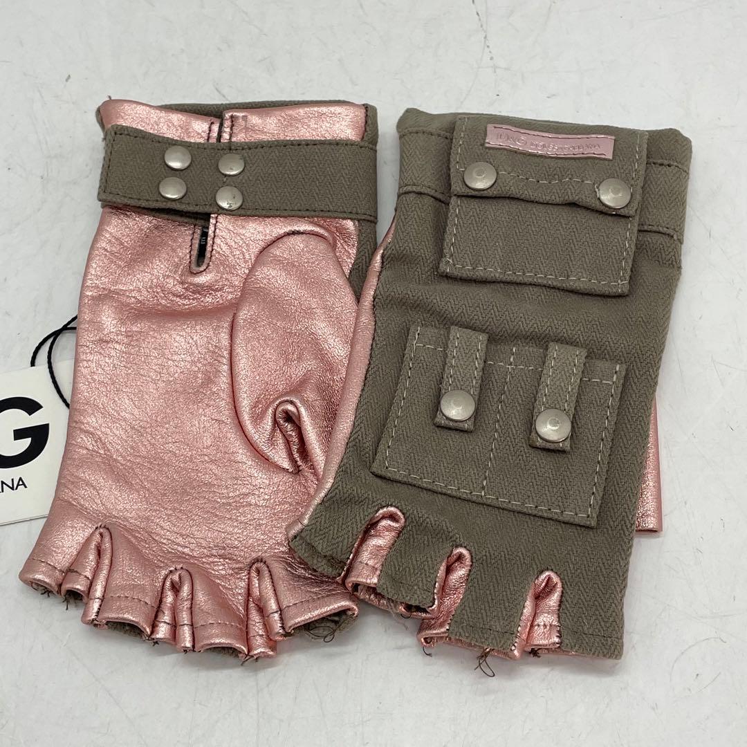 KO2583□D＆Gドルチェアンドガッバーナ 指なし グローブ 未使用品 激レア