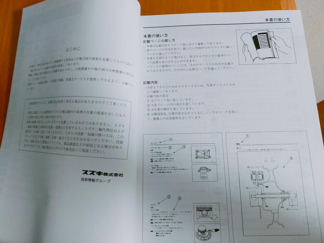 SUZUKI　スズキ ST250 XK4～XK9　サービスマニュアル　整備書