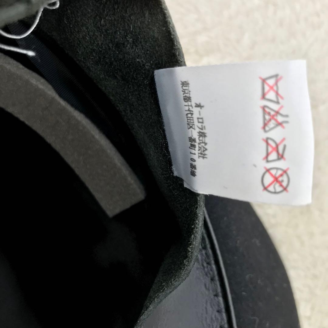 ボルサリーノ　ハット　57　ブラック　ラビットファー　イタリア製