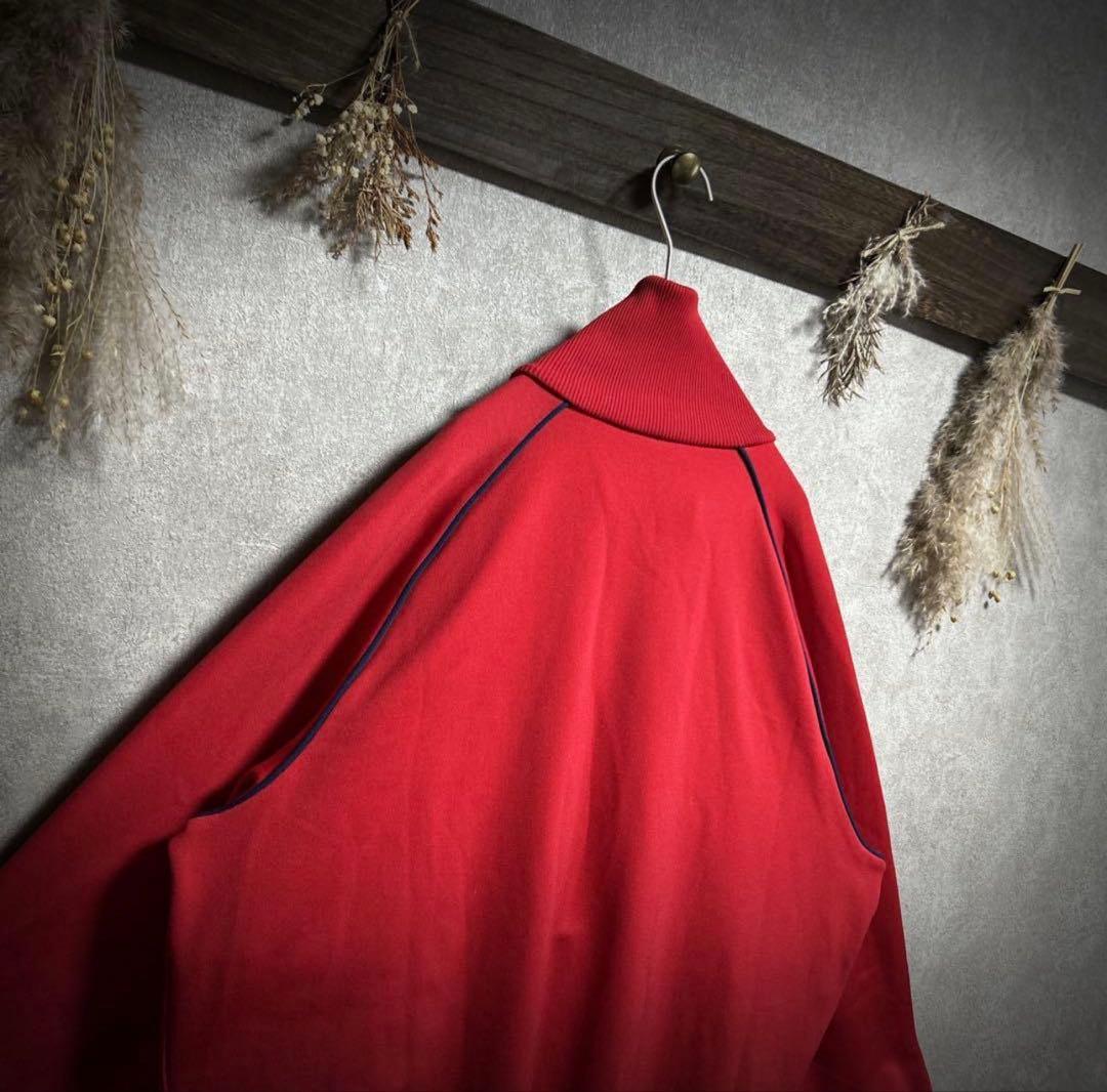 adidas トラックジャケット 西ドイツ製 L 赤 紺