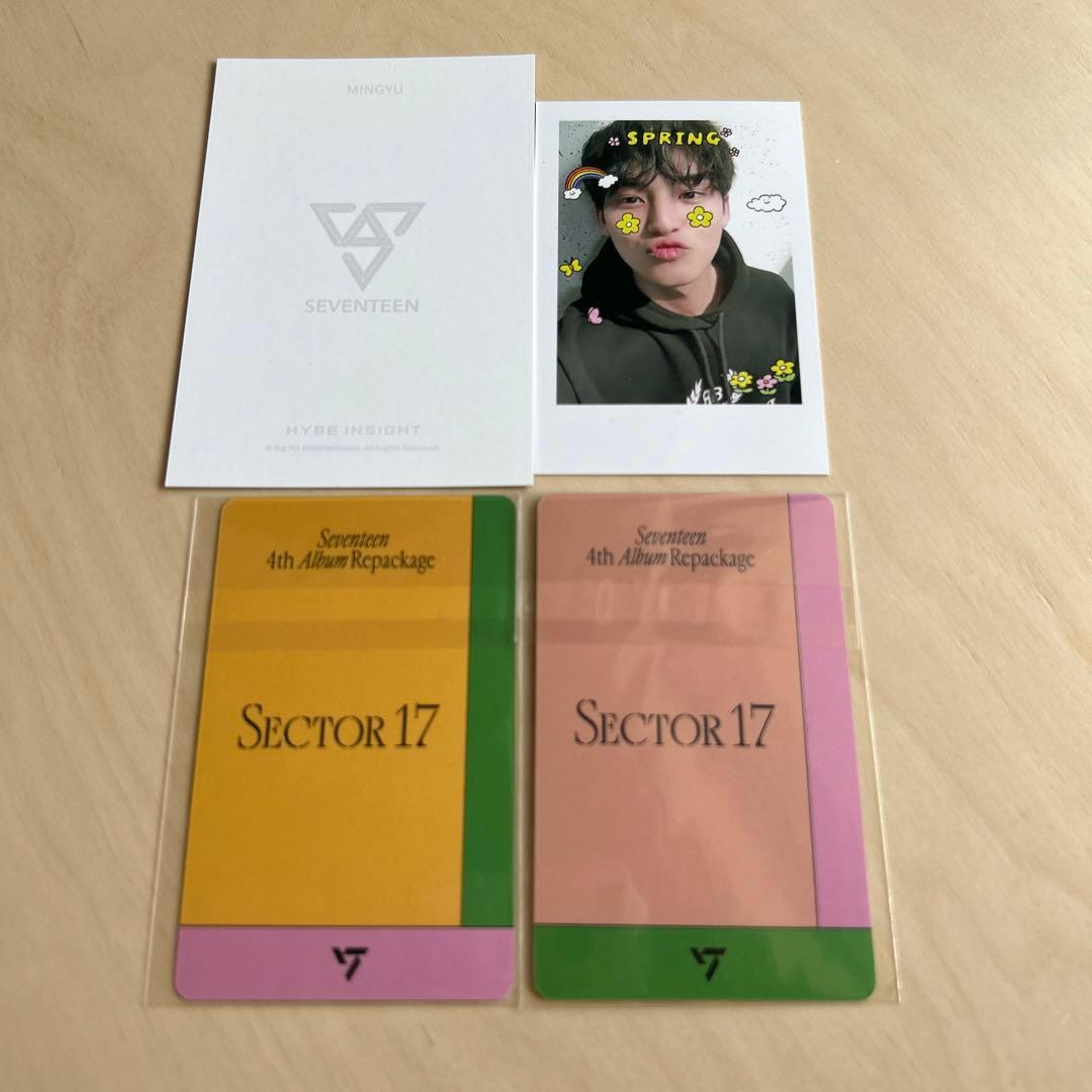 SEVENTEEN sector17 weverse セブチ ミンギュ トレカ