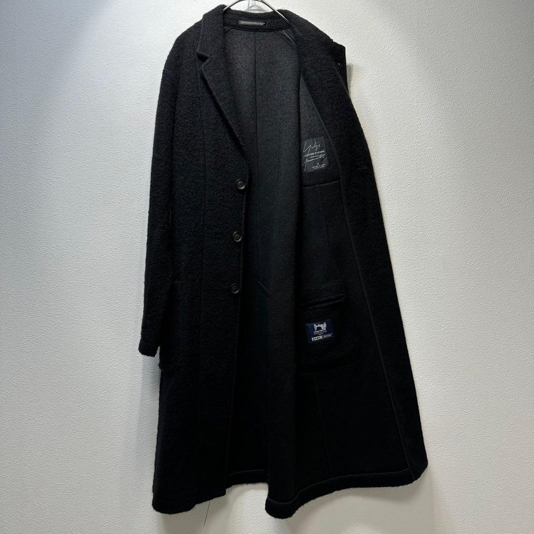 希少 ヨウジヤマモト コスチュームドオム 上質 ウール チェスターコート 2