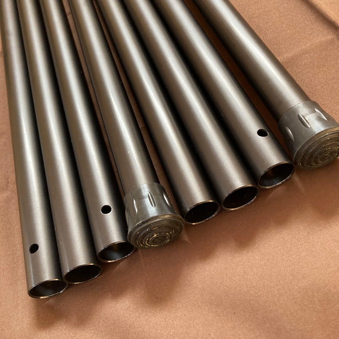 2本セット　スノーピーク　ウイングポール ブラック　280 240