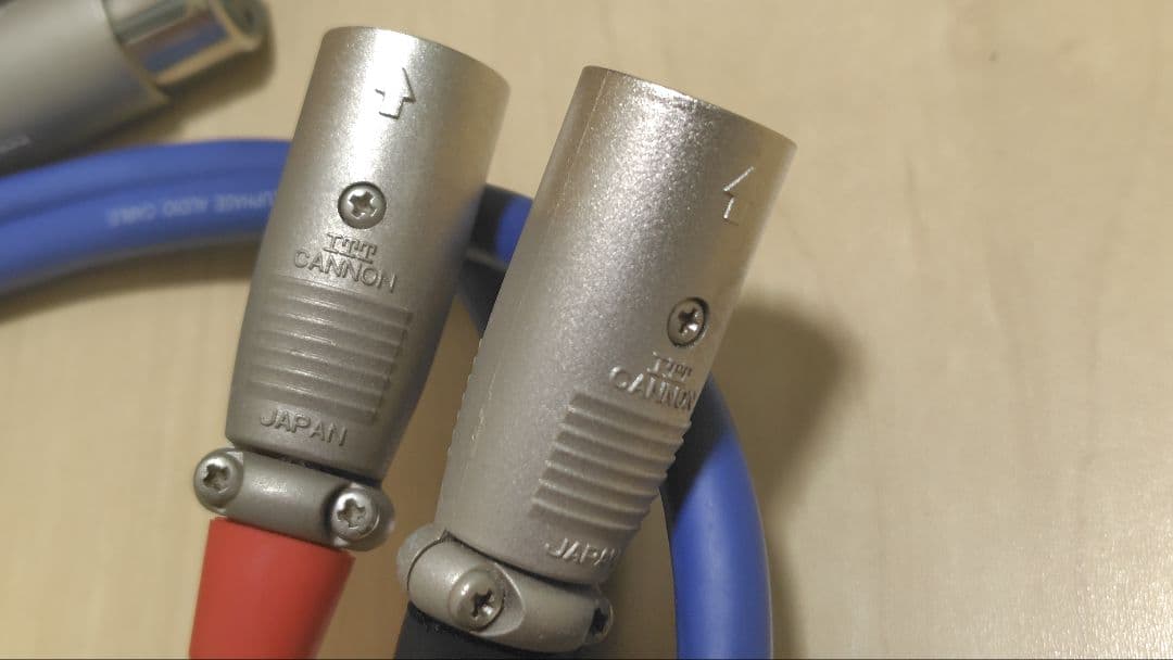 Accuphase アキュフェーズ XLRケーブル 1mのペアです。