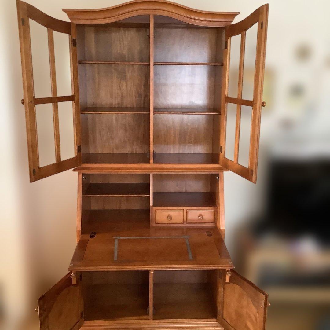 木製ライティングビューロー