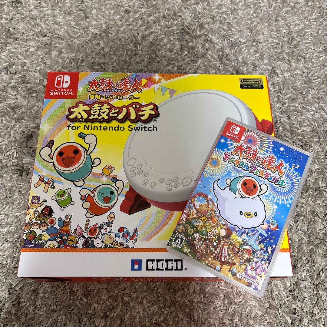 Switch 太鼓の達人 ドンダフルフェスティバル　太鼓とバチセット
