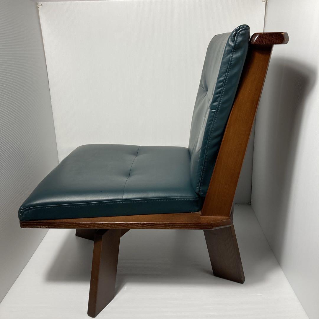 ナガノインテリア　回転式ダイニングチェア　　アンティーク椅子　レトロ