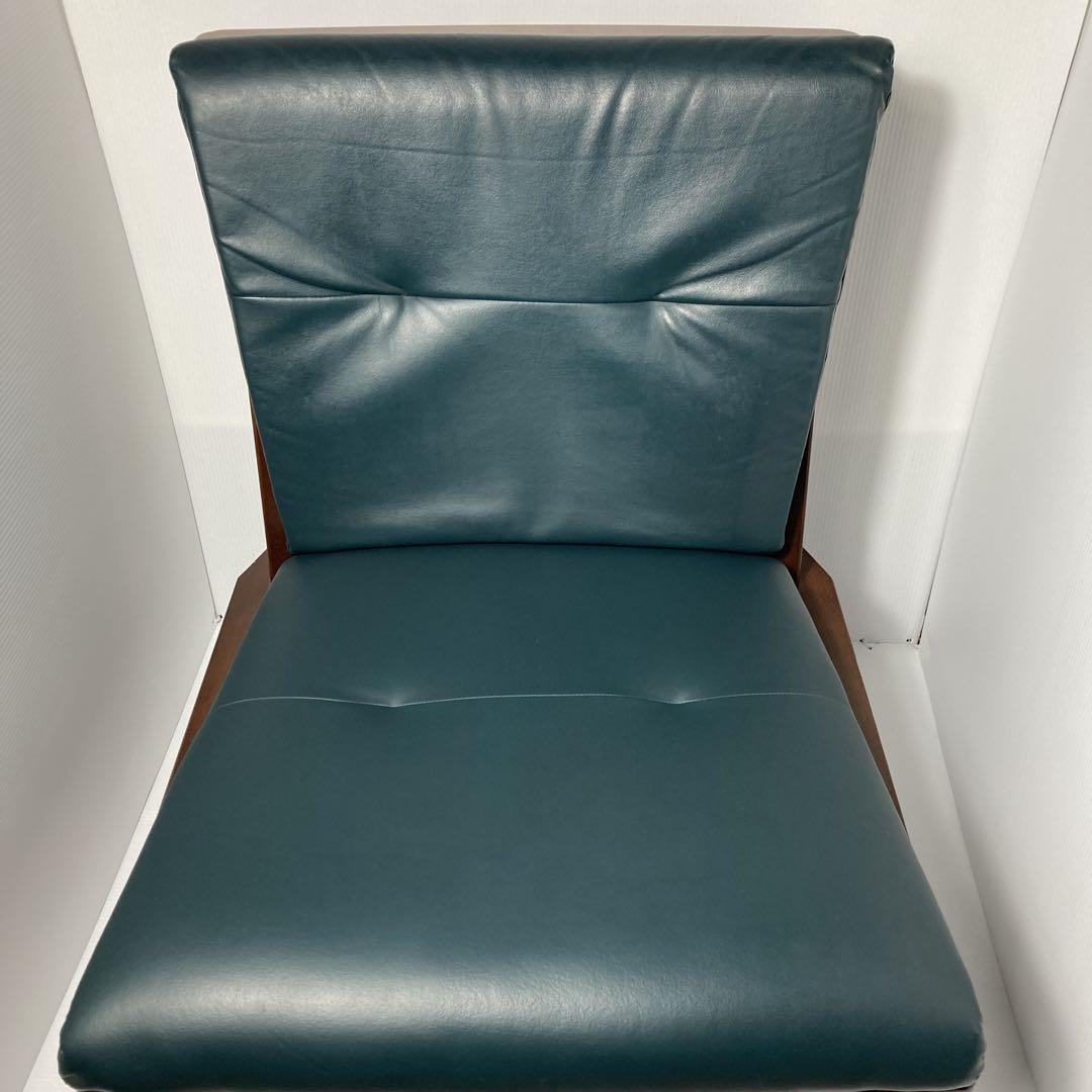 ナガノインテリア　回転式ダイニングチェア　　アンティーク椅子　レトロ