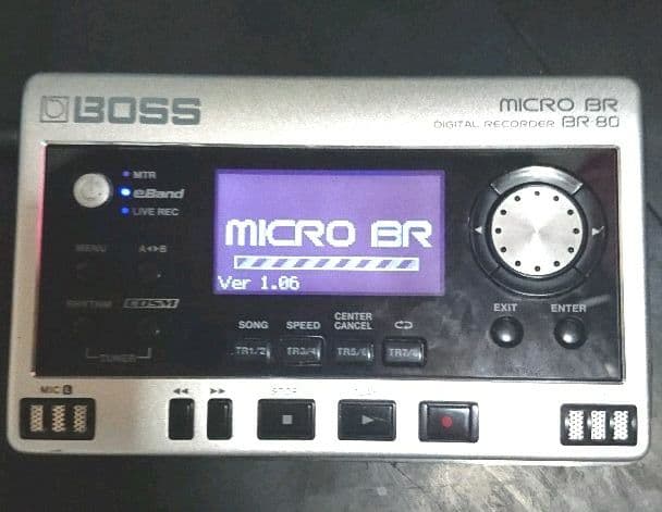 BOSS BR-80 小型MTR オーディオインターフェース,動作確認済み！