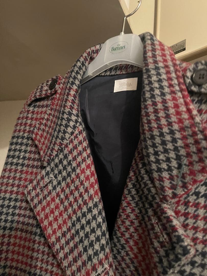 bibiyチェックジャケットコート