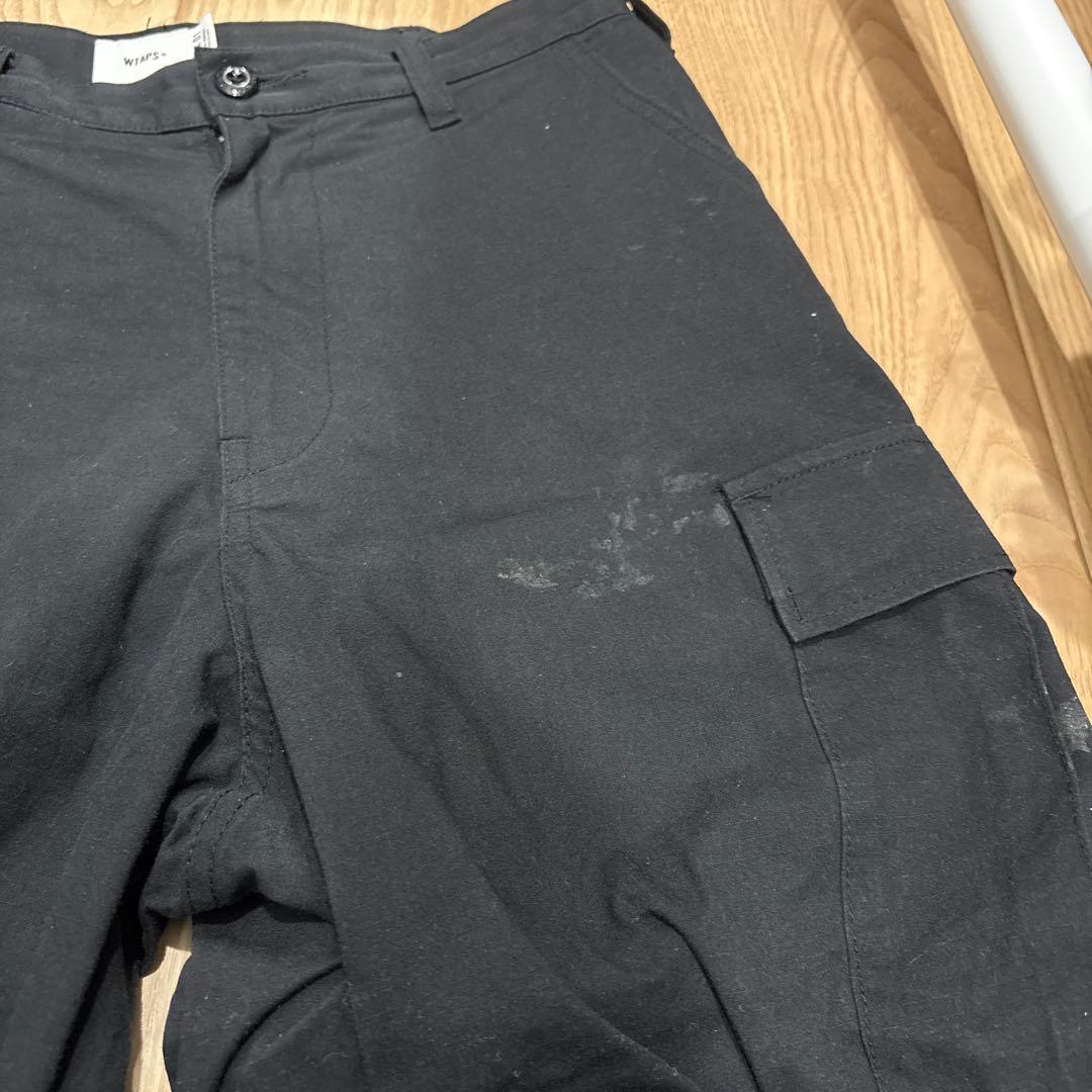 WTAPS ブラック カーゴパンツ X01