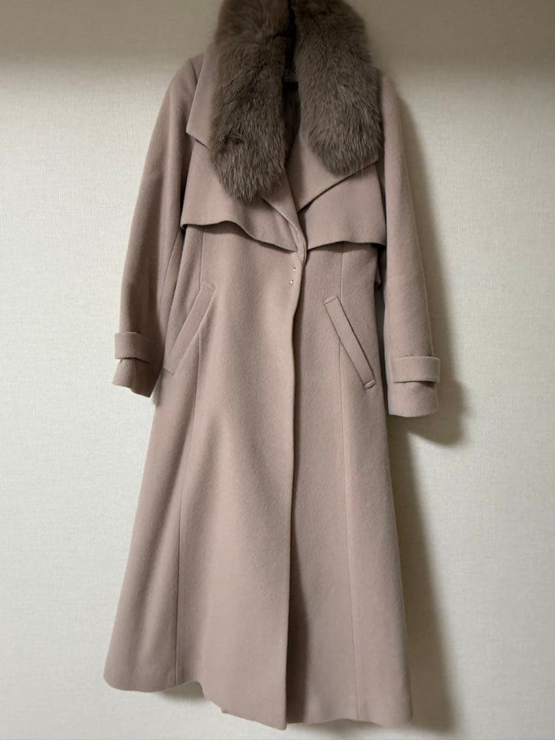 ノエラ バックプリーツウールトレンチコート