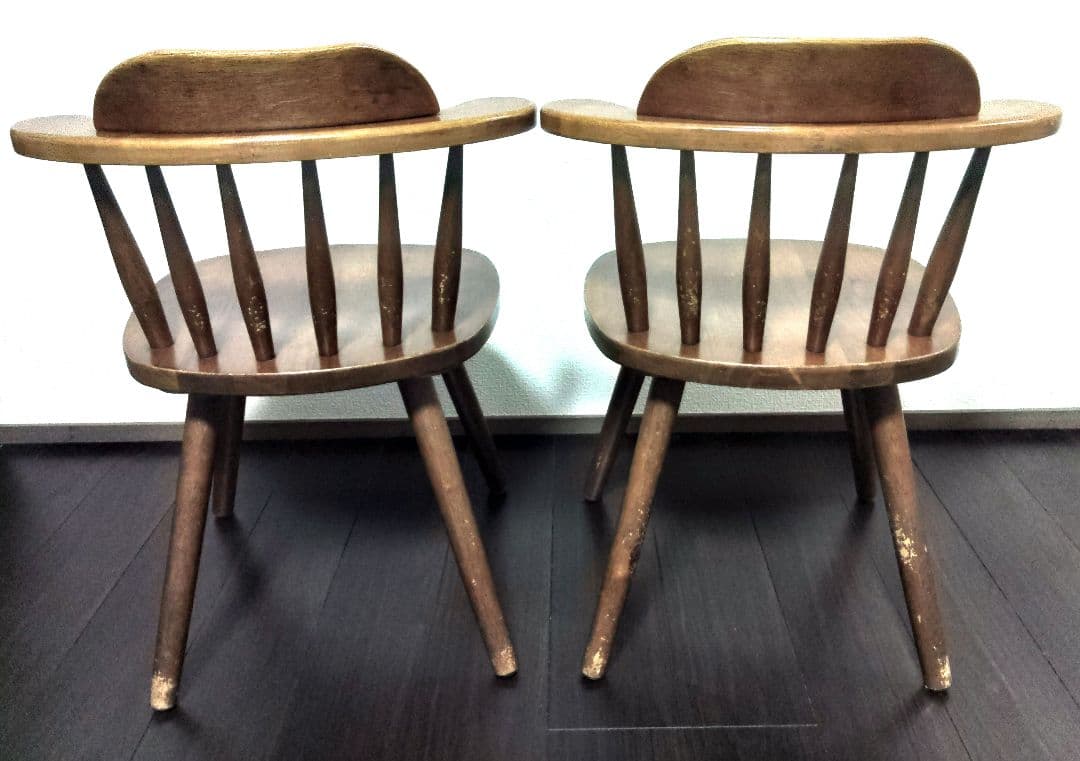 レトロ　アンティーク　ダイニングチェア　　2脚セット☆