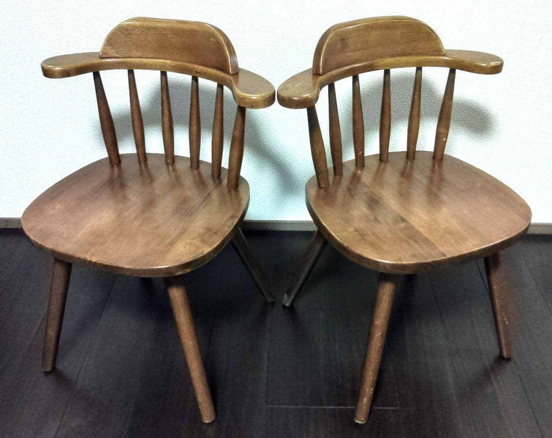 レトロ　アンティーク　ダイニングチェア　　2脚セット☆