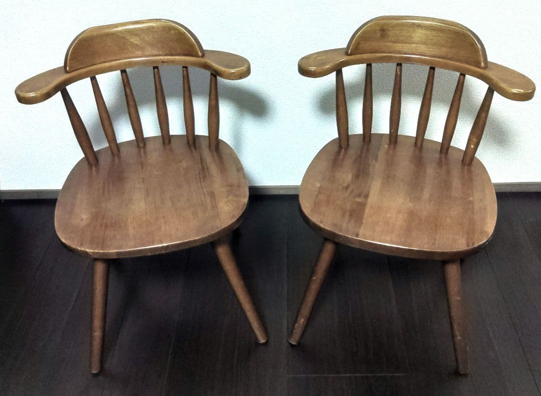 レトロ　アンティーク　ダイニングチェア　　2脚セット☆