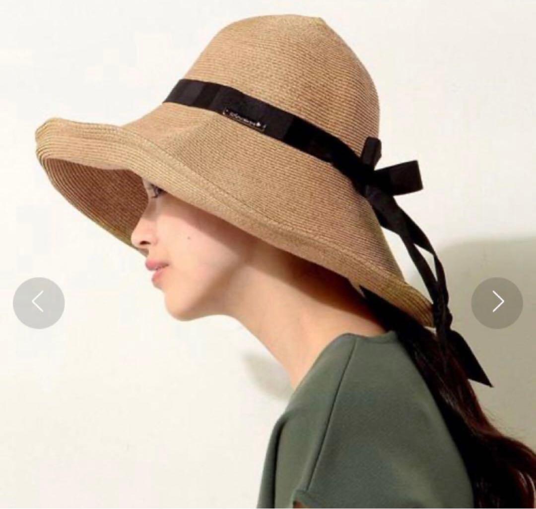 Athena New Yorkの編み込みキャペリンハット　SHIHO✨美品