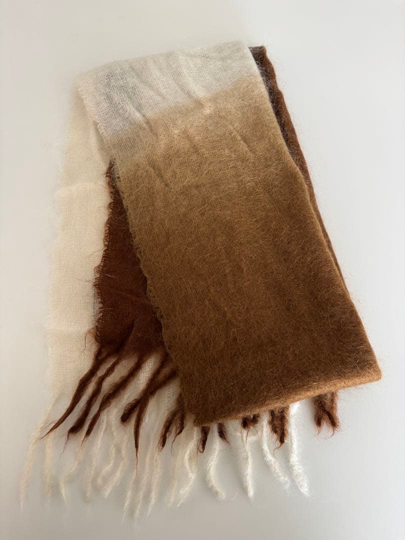 小物 GANNI Mohair Gradient Scarf