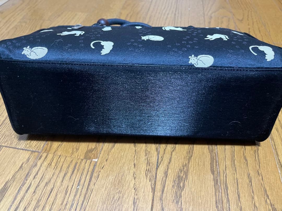 たぬぽん　和装バッグ　着物バッグ　ネコ　猫