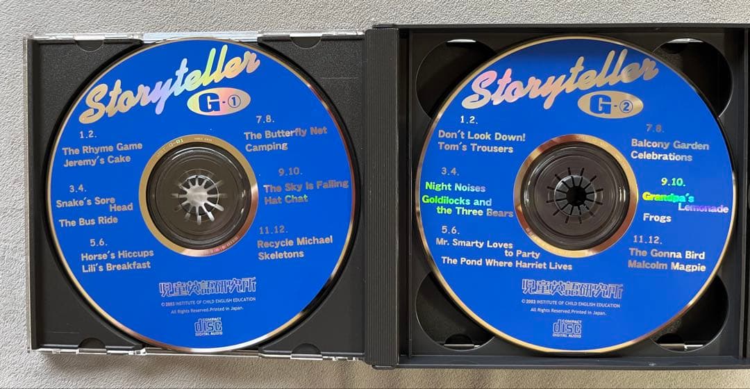 【絶版　欠品なし】児童英語研究所　ストーリーテラー　英語絵本96冊&CD6枚