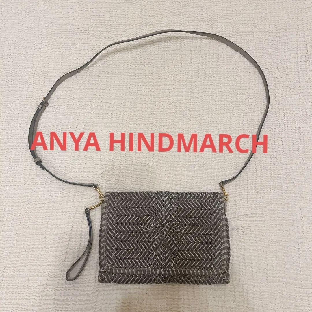 【美品】アニヤハインドマーチ ニーソン 2wayバッグ クラッチ