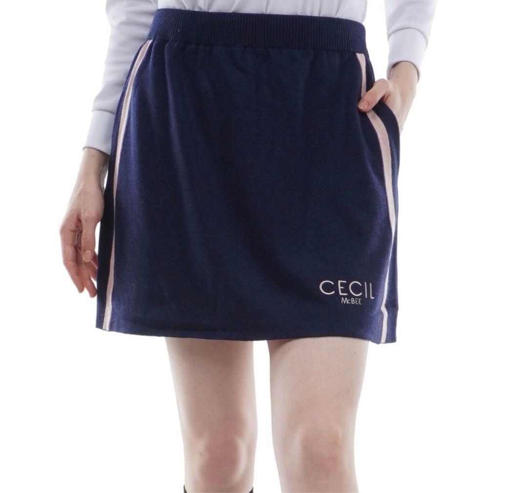 新品　タグ付き　セシルマクビー　セットアップ　ゴルフウエア　ネイビー