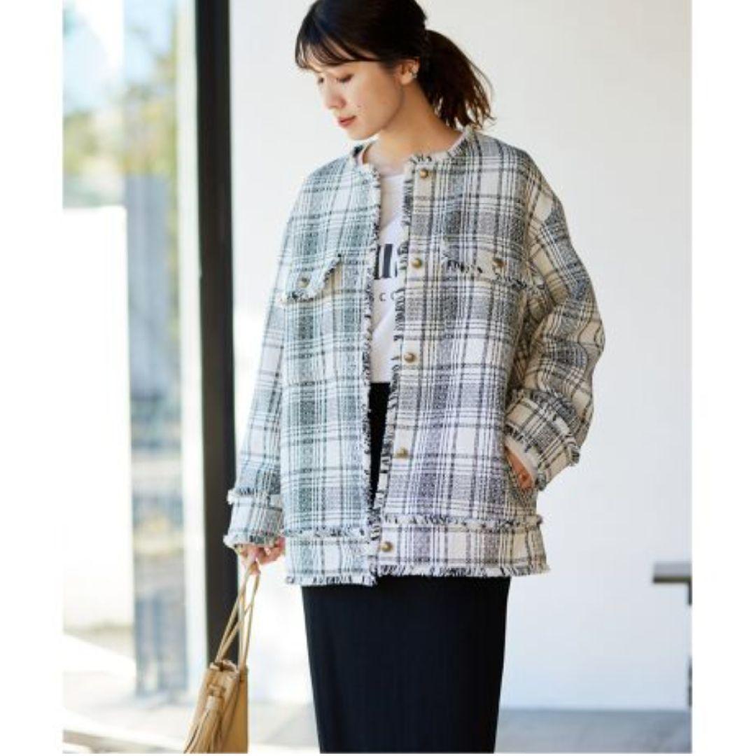 【定価25,300円】ジャーナルスタンダード　ツイードジャケット　フリーサイズ