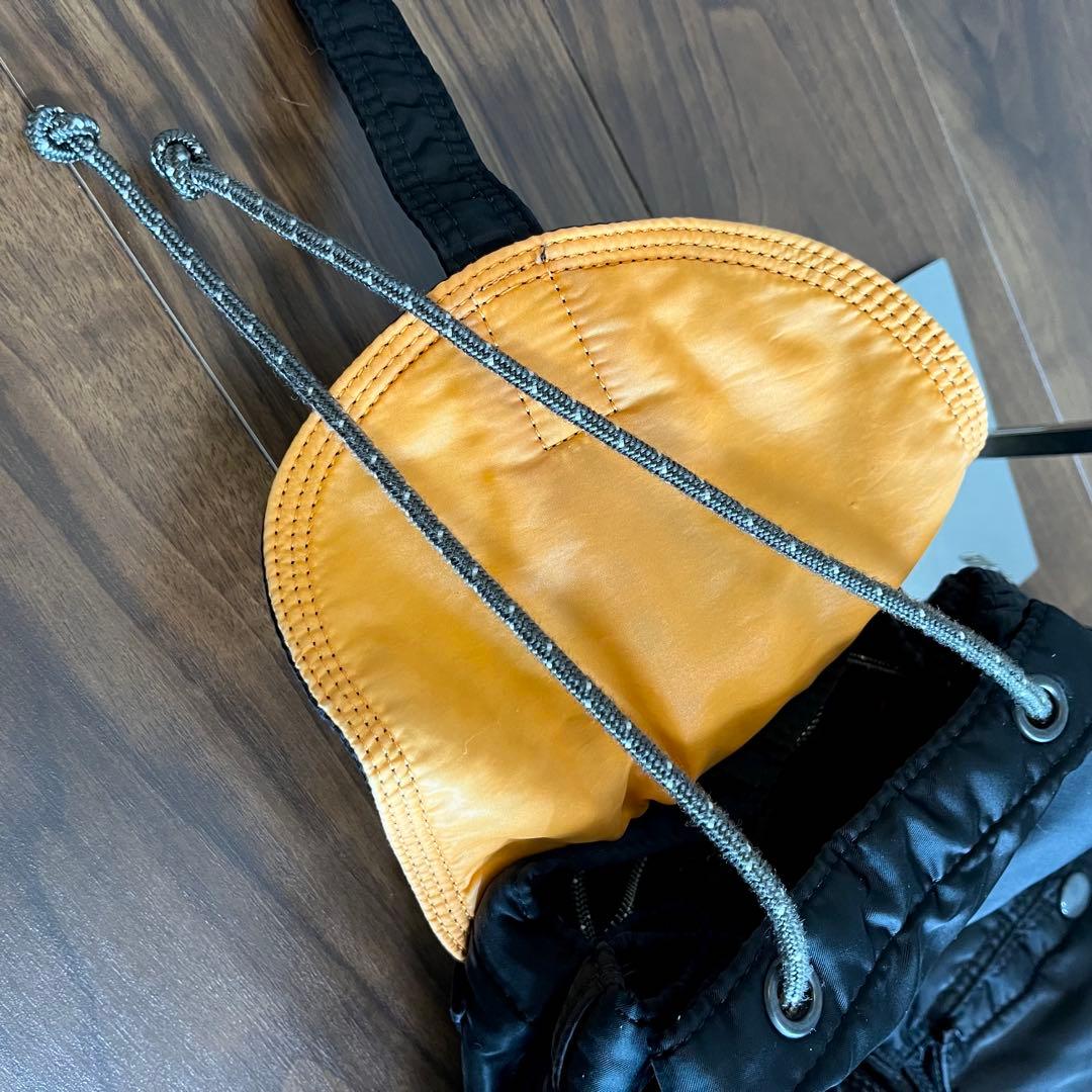 ポーター　タンカー リュック バックパック 吉田カバン 黒　オレンジ