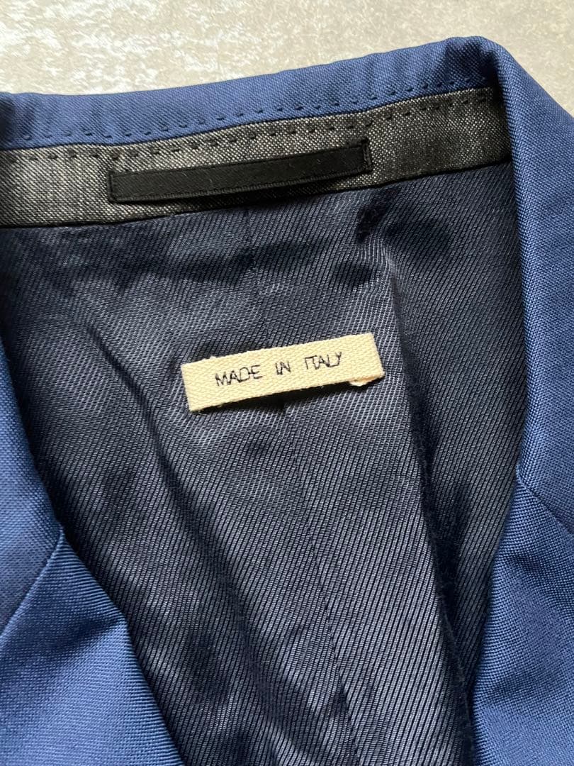MARNI テーラードジャケット イタリア製 ブルー 48サイズ