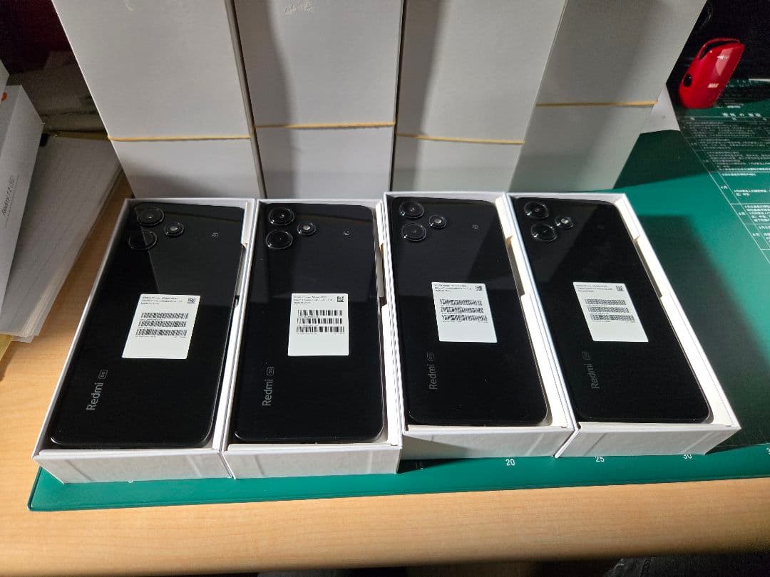 Xiaomi Redmi 12 5G 本体　ブラック新品未使用４台セット