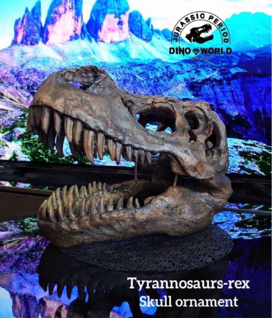 ✨大迫力✨ ティラノサウルス 恐竜の化石 頭骨 インテリア ジュラシックワールド